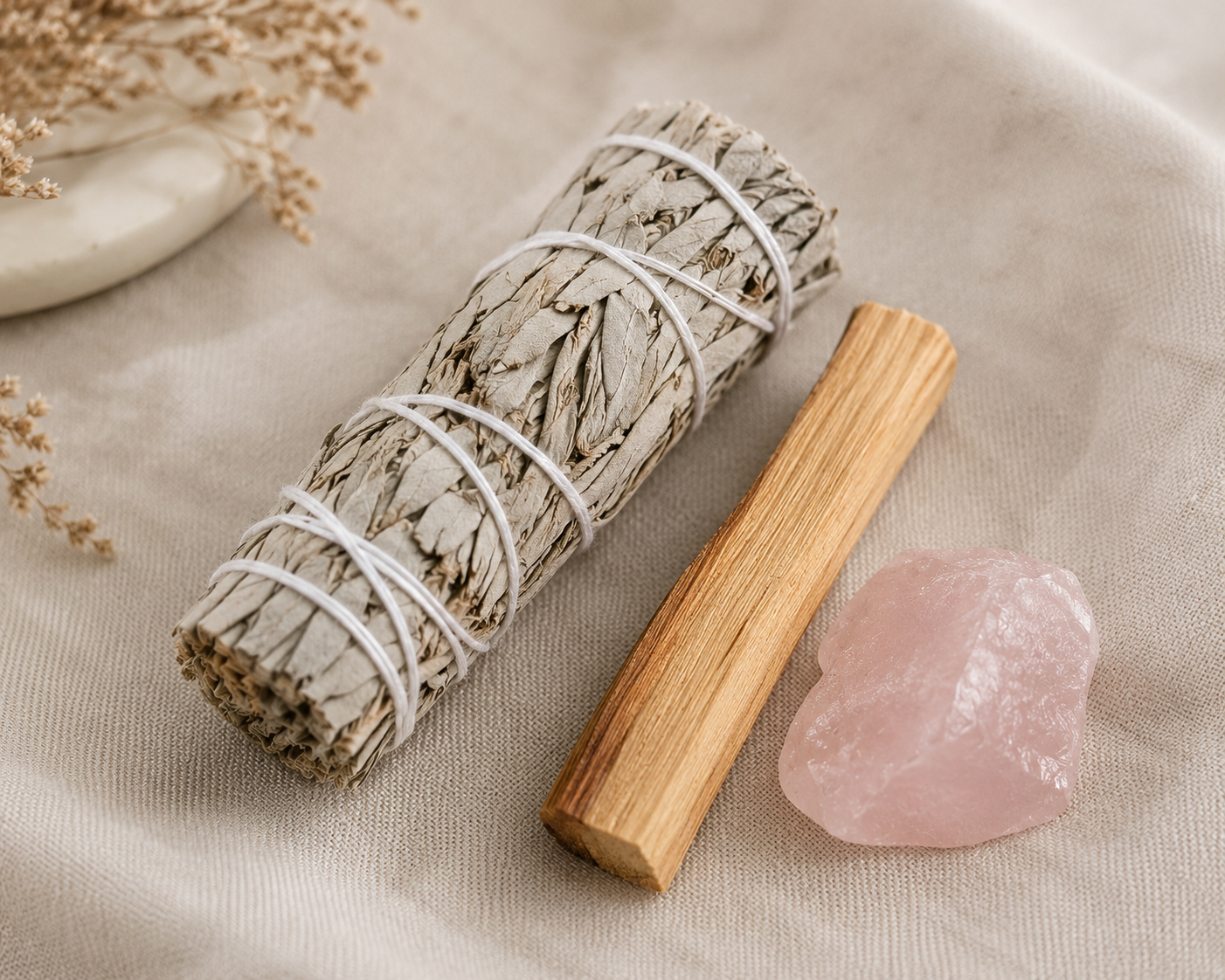 Wildora Ritual Set | Sage, Palo Santo & Crystal