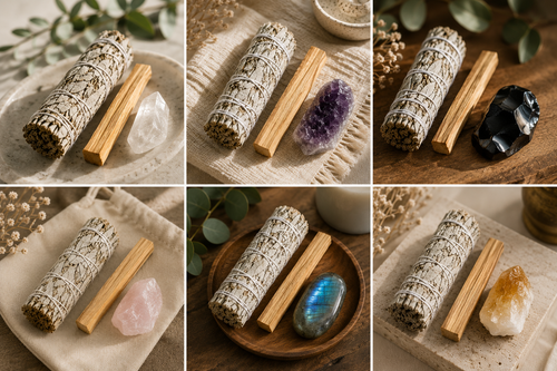 Wildora Ritual Set | Sage, Palo Santo & Crystal